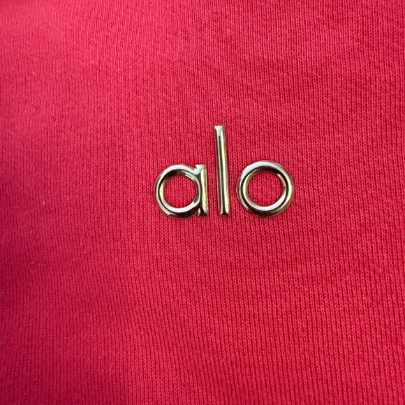 ALO Yoga Accolade crew neck pullover-pink summer crush. Women’s size Large. - Picture 2 of 10